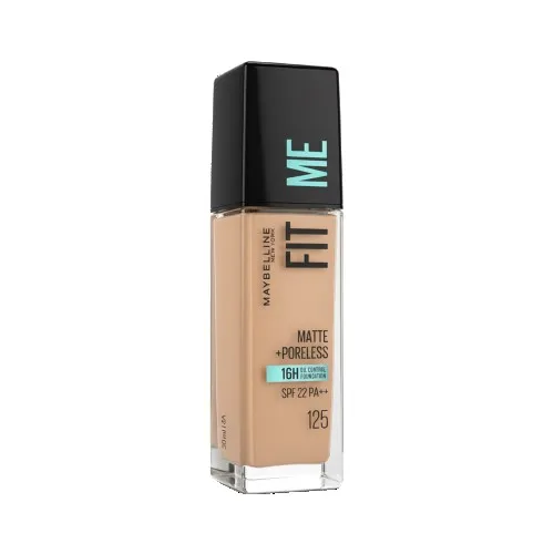 Maybelline Fit Me Matte + Poreless Foundation- Nude Beige 125 Size: 30ml