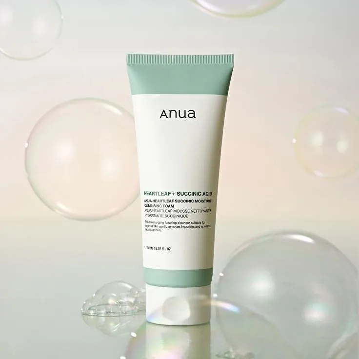 ANUA Heartleaf Succinic Moisture Cleansing Foam 150 ml