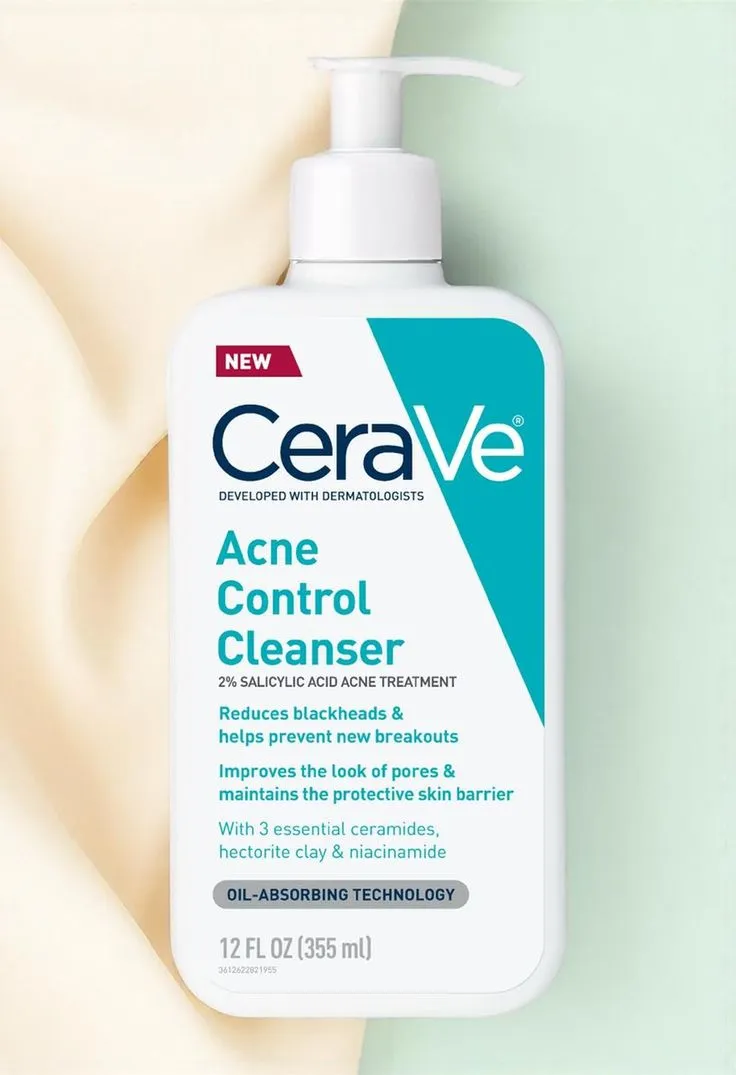 Cerave Acne Control Cleanser with 2% Salicylic Acid Acne Treatment 237ml