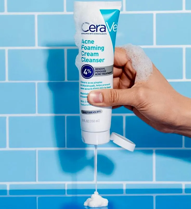 CeraVe Acne Foaming Cream Cleanser Size: 150ml