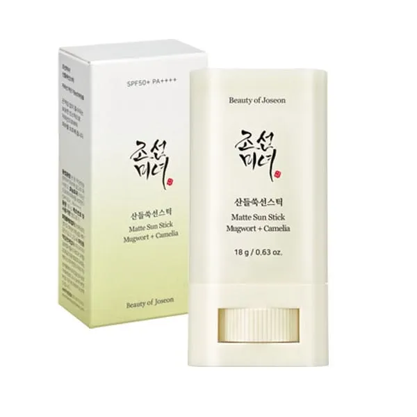 Beauty of Joseon Matte Sun Stick : Mugwort+Camelia (SPF 50+ PA++++) Size: 18gm