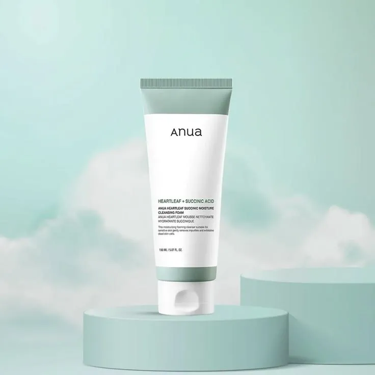 ANUA Heartleaf Succinic Moisture Cleansing Foam 150 ml