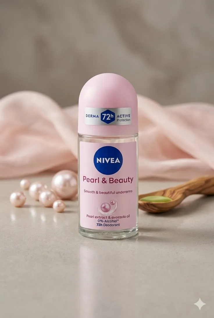 NIVEA Pearl & Beauty Deodorant Roll On for Women 50ml