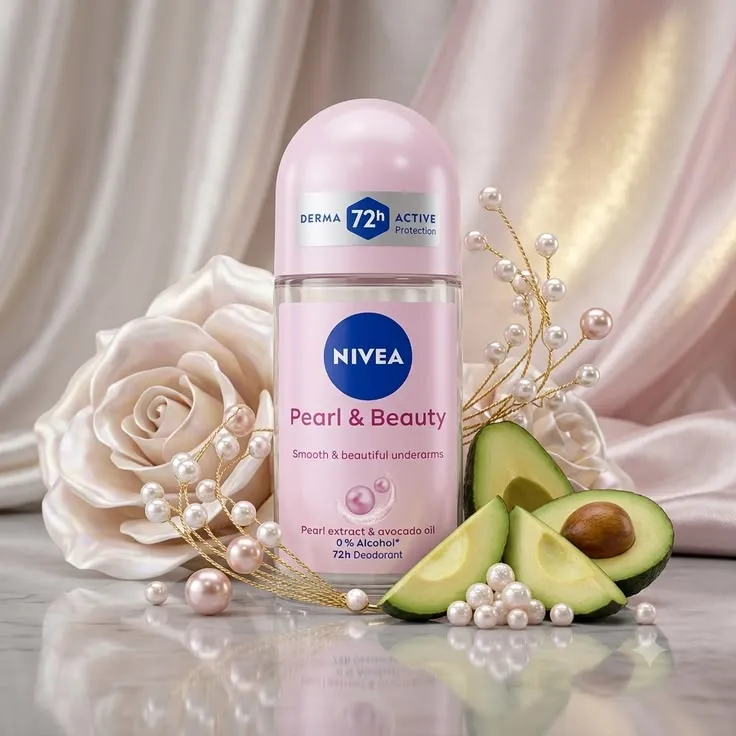 NIVEA Pearl & Beauty Deodorant Roll On for Women 50ml