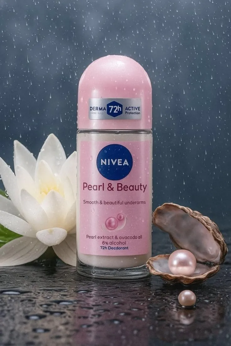 NIVEA Pearl & Beauty Deodorant Roll On for Women 50ml