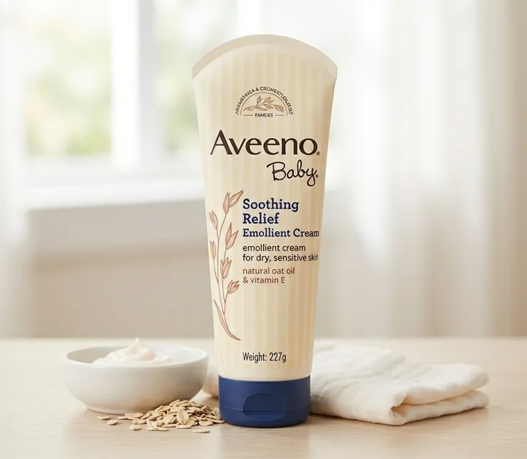 Aveeno Baby Soothing Relief Emollient Cream Weight: 227g