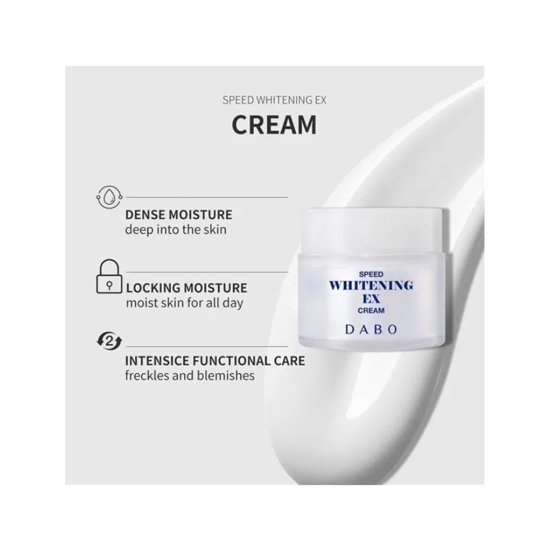 Dabo Speed Whitening Ex Cream 50 ml Size: 50ml