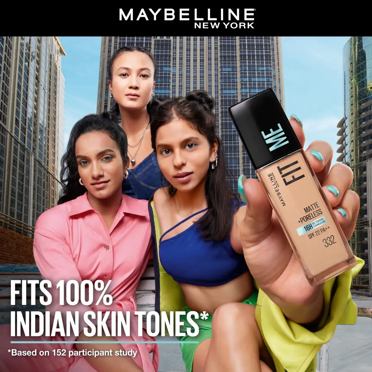 Maybelline Fit Me Matte + Poreless Foundation- Natural Beige 220 Size: 30ml